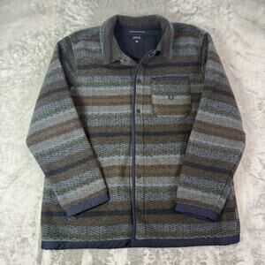 Roark Ember Overshirt RW663 striped outdoors boho heavy flannel mens XL